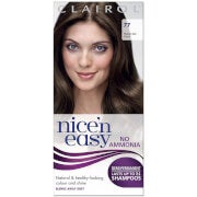 Clairol Nice'n Easy Semi-Permanent Hair Dye with No Ammonia (Various Shades) - 77 Medium Ash Brown