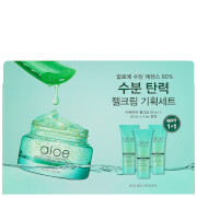 Holika Holika Aloe Soothing Essence 80% Moist Firming Gel Cream Set