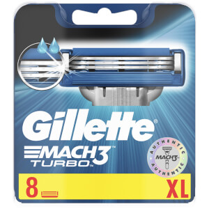 Gillette Mach3 Turbo Razor For Men 8 Blades Gillette Uk