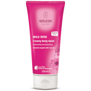 Крем-гель для душа с экстрактом дикой розы Weleda Wild Rose Creamy Body Wash (200 мл)
