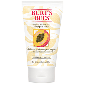 Burt's Bees Peach & Willowbark Deep Pore Scrub (4 oz / 110g)