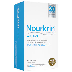 Nourkrin Woman Nahrungsergänzung für den Haarwuchs - 3 Monate Vorrat (180 Tabletten)