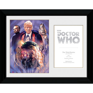Doctor Who 3rd Doctor Jon Pertwee - 30 x 40cm Collector Prints