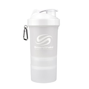 Smartshake 600ml Multi Storage Shaker Bottle - Neon White