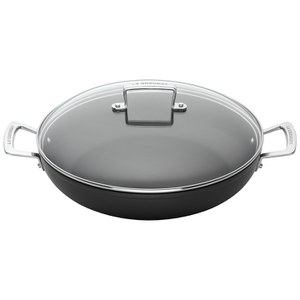 Le Creuset Toughened Non-Stick Shallow Casserole 30cm - Black