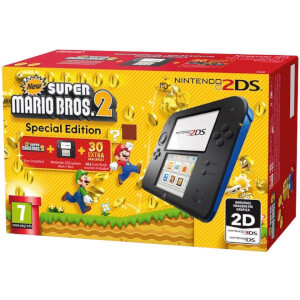 Nintendo 2DS Blue/Black + New Super Mario Bros 2