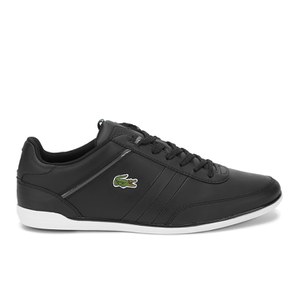 lacoste mens giron trainers black