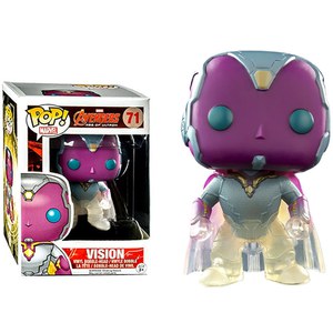 Marvel Avengers Age of Ultron Faded Vision Pop! Vinyl Bobble Head Figure
