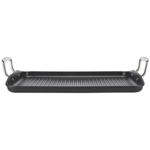Le Creuset Toughened Non-Stick Ribbed Rectangular Grill Pan - 34cm