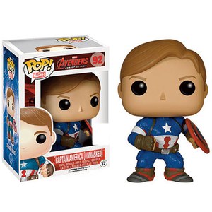 Marvel Avengers Age Of Ultron Unmasked Captain America SDCC Exclusive Pop! Vinyl Figure