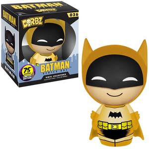 DC Comics Batman 75th Anniversary Yellow Rainbow Batman Dorbz Action Figure