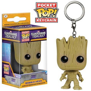 Marvel Guardians Of The Galaxy Groot Pocket Pop! Vinyl Key Chain