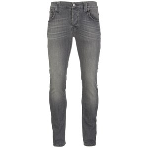 Nudie Men/'s Slim Fit Jeans Trousers Grim Tim Cygnet Grey Grey Stretch