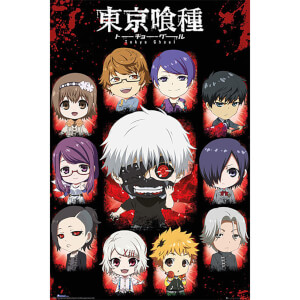 Tokyo Ghoul Chibi Characters - 24 x 36 Inches Maxi Poster