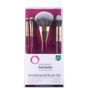 Look Good Feel Better Anti-Bacterial Brush Set zestaw pędzli antybakteryjnych