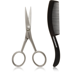 Tweezerman G.E.A.R. Moustache Scissors & Comb