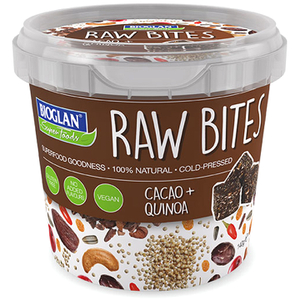 Bioglan Raw Bites Cacao and Quinoa - 140g Tub