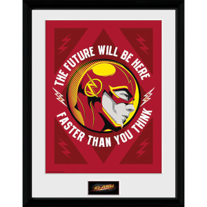 DC Comics The Flash The Future - 16 x 12 Inches Framed Photographic