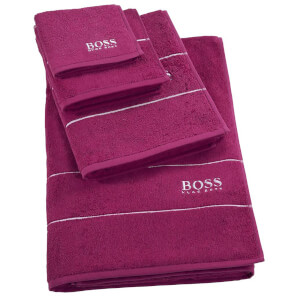 Hugo BOSS Plain Towel Range - Azalea