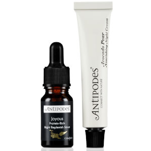 Antipodes Anti-Ageing Minis Serum/Cream (Joyous Serum 10ml, Night Cream 15ml)