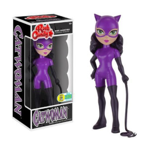 DC Comics Catwoman (Purple Suit) Rock Candy Vinyl Figure SDCC 2016 Exclusive