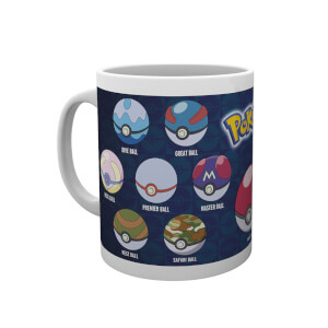 Pokémon Poké Ball Varieties Mug