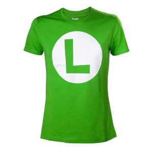 Luigi L Logo Green T-Shirt - S