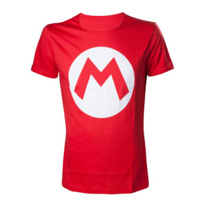 Mario M Logo Red T-Shirt - S