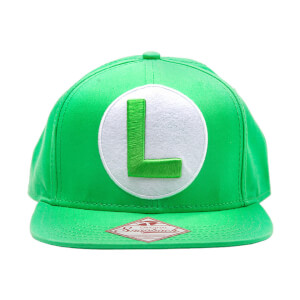 Luigi L Logo Green Snapback Cap