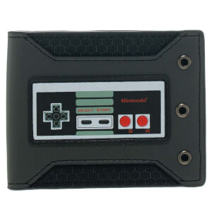 NES Controller Rubber Badge - Bi-fold Wallet