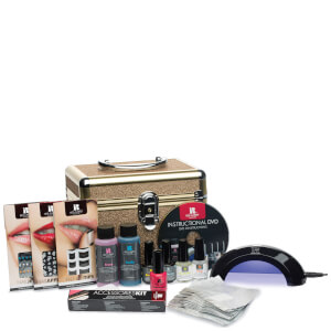 Caja desplegable de purpurina con esmalte en gel de Red Carpet Manicure