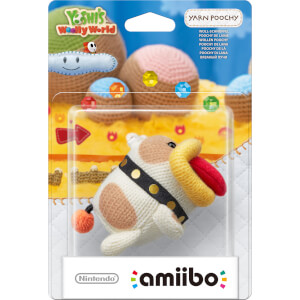 Yarn Poochy amiibo (Yoshi's Woolly World Collection)