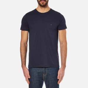 Tommy Hilfiger Men's New Stretch Crew Neck T-Shirt - Navy Blazer