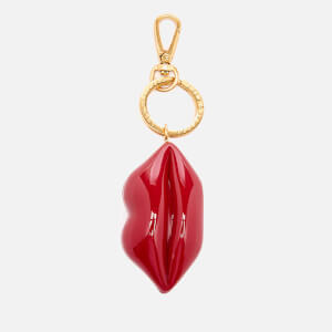 Lulu Guinness Women's Perspex Mini Perspex Lip Keyring - Classic Red