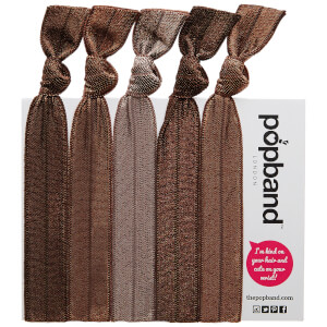 Popband London Hair Ties - Cocoa