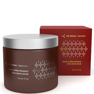 Red Flower Lemon Coffee Blossom Olive Stone Scrub