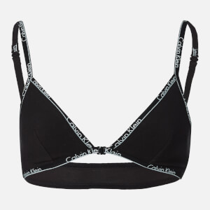 Calvin Klein Women's Triangle Unlined Bra - Black