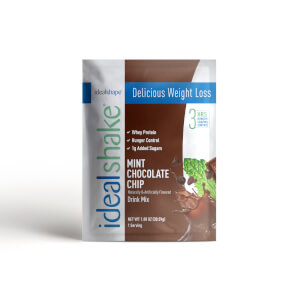 IdealShake Mint Chocolate Chip Sample