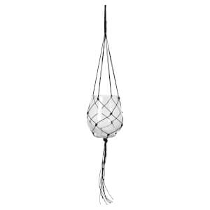Broste Copenhagen Ibbi Hanging Planter with Rope - Large