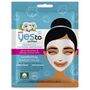 yes to Cotton Paper Mask Single Mask