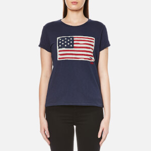 Polo Ralph Lauren Women's Short Sleeve Flag T-Shirt - Classic Royal