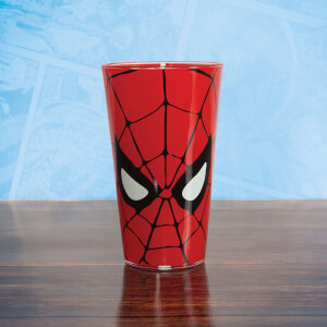 Marvel Comics Spider-Man Glass - Red