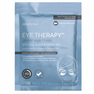 Маска для кожи вокруг глаз BeautyPro Eye Therapy Under Eye Mask with Collagen and Green Tea Extract (3 маски в упаковке) - Тканевые маски