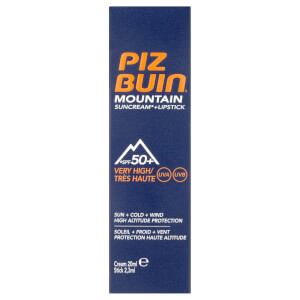 Piz Buin Mountain Sun Cream and Lipstick - Very High SPF50+