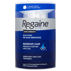 Regaine for Men Extra Strength Hair Regrowth Foam 3 x 73ml