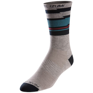 Pearl Izumi Elite Tall Socks - Drift Eclipse Blue