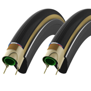 Vittoria Corsa(コルサ) G+ クリンチャー タイヤ - 2本セット