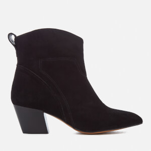 Hudson London Women's Karyn Suede Heeled Ankle Boots - Black