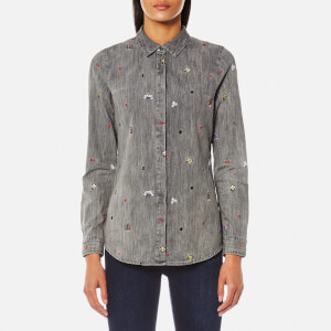 Maison Scotch Women's All-Over Embroidered Shirt - Combo B