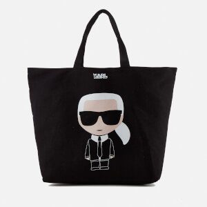 Karl Lagerfeld Womens Kikonik Canvas Bag Black